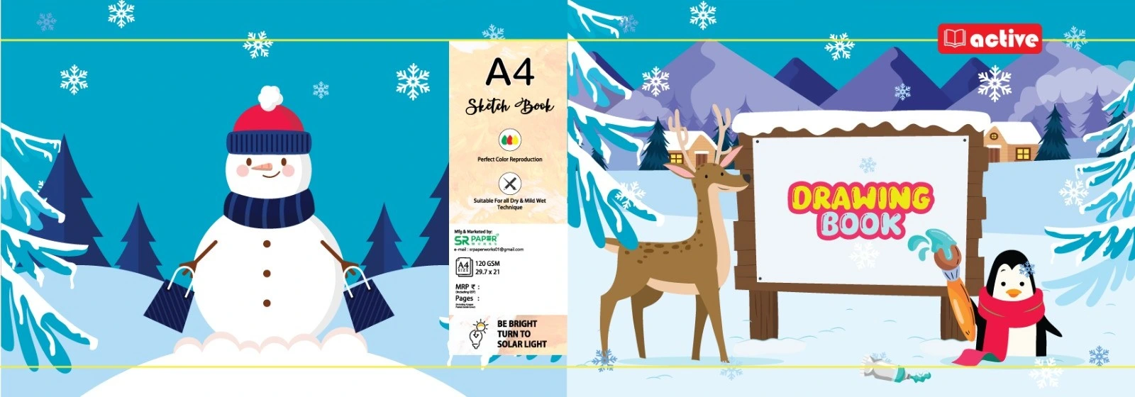Active Drawing Book - Winter Wonderland
