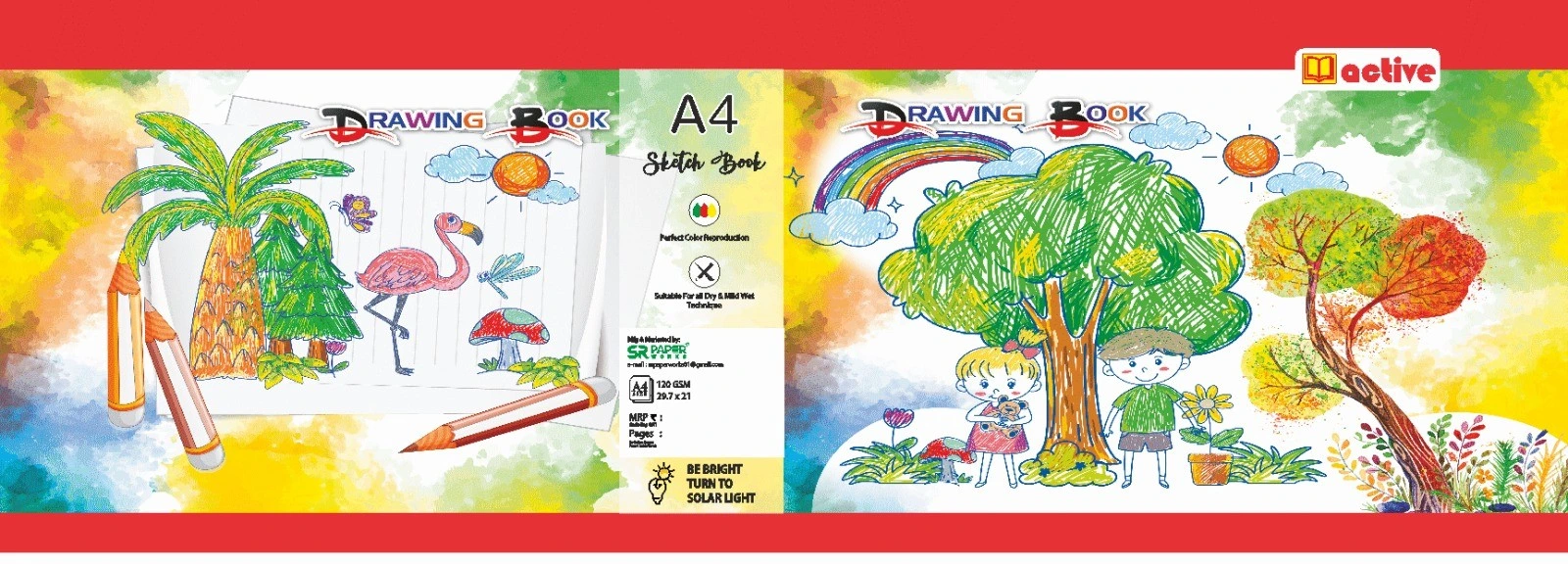 Active Drawing Book - Kids Art World
